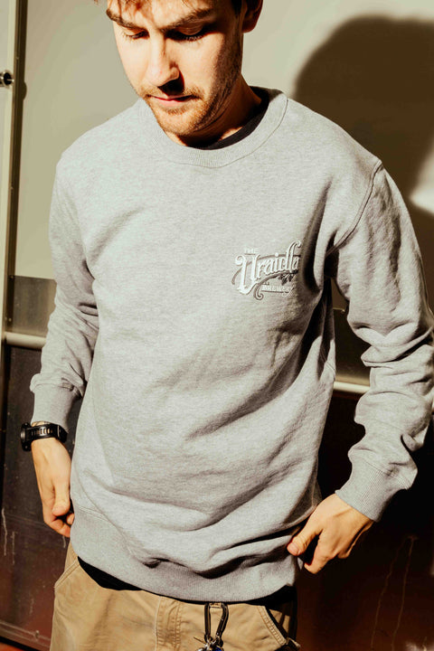 GREY CREW NECK Extra Large